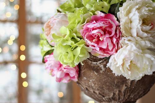 Ren luft med blommor och besiktning